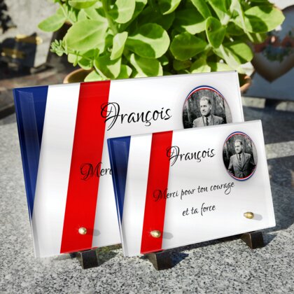 Plaque funéraire ancien-combatant 24 Plaquedeces.fr
