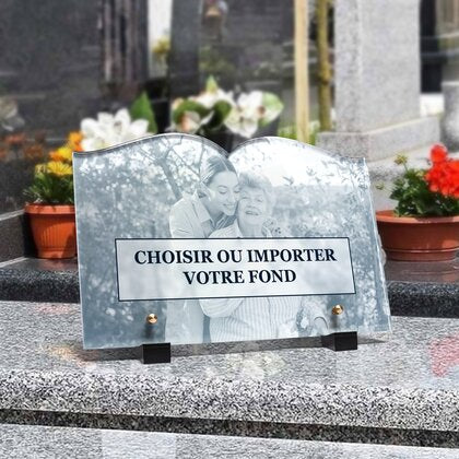 Plaque funéraire plaque-personnalisee-en-forme-de-livre 1 Plaquedeces.fr
