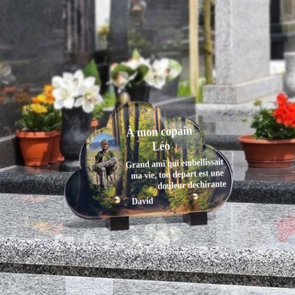 Plaque funéraire foret-forme-nuage 16 Plaquedeces.fr
