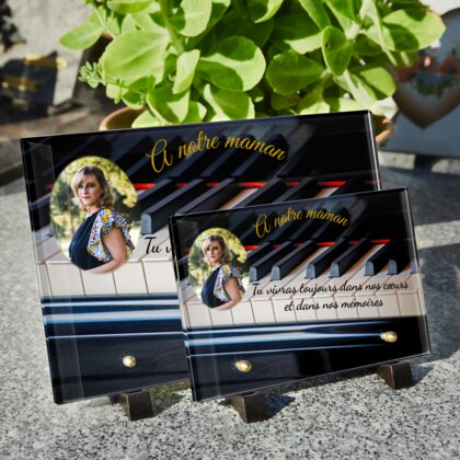 Plaque funéraire clavier-de-piano 18 Plaquedeces.fr
