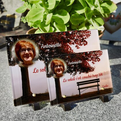 Plaque funéraire banc 3 Plaquedeces.fr
