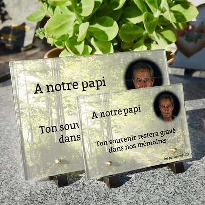 Plaque funéraire foret 24 Plaquedeces.fr
