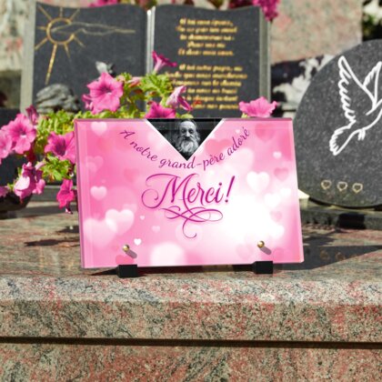 Plaque funéraire merci-du-fond-du-coeur 2 Plaquedeces.fr
