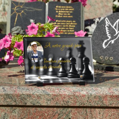 Plaque funéraire pieces-dechecs 9 Plaquedeces.fr
