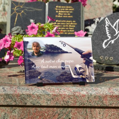 Plaque funéraire pecheur 3 Plaquedeces.fr
