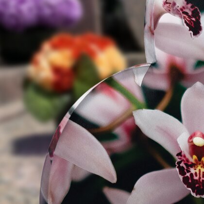 Plaque funéraire magnifiques-orchidees-forme-coeur 15 Plaquedeces.fr
