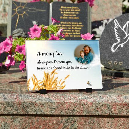 Plaque funéraire ciel-bleu-epi-de-ble 6 Plaquedeces.fr
