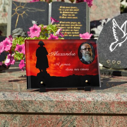 Plaque funéraire napoleon 26 Plaquedeces.fr
