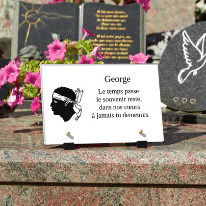 Plaque funéraire viva-corsica 22 Plaquedeces.fr
