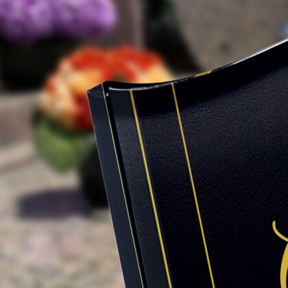 Plaque funéraire demi-cadre-forme-livre 23 Plaquedeces.fr
