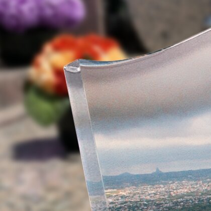 Plaque funéraire champs-vus-du-ciel-forme-livre 15 Plaquedeces.fr
