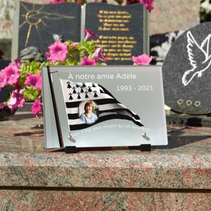 Plaque funéraire drapeau-breton 16 Plaquedeces.fr
