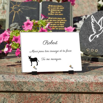 Plaque funéraire ane-catalan 15 Plaquedeces.fr
