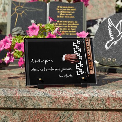 Plaque funéraire accordeon 5 Plaquedeces.fr
