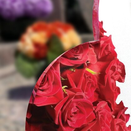 Plaque funéraire mur-de-roses-forme-coeur 6 Plaquedeces.fr
