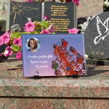 Plaque funéraire parc-dattraction 8 Plaquedeces.fr
