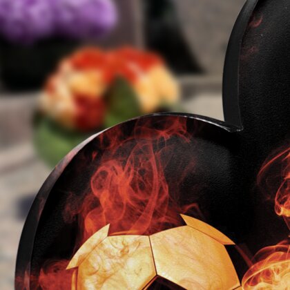 Plaque funéraire ballon-de-football-forme-double-coeur 20 Plaquedeces.fr
