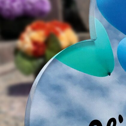 Plaque funéraire ballons-coeurs-forme-coeur 29 Plaquedeces.fr
