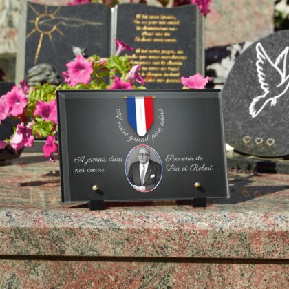 Plaque funéraire veteran-de-guerre 26 Plaquedeces.fr
