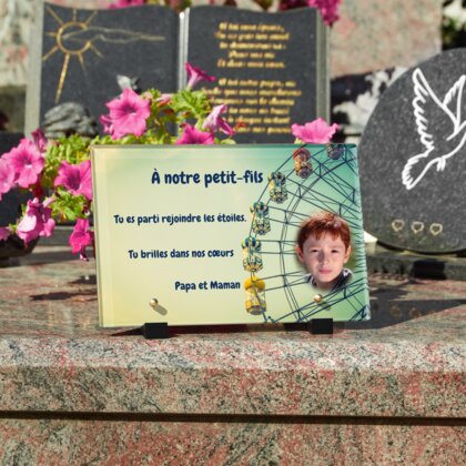 Plaque funéraire manege-grande-roue 25 Plaquedeces.fr
