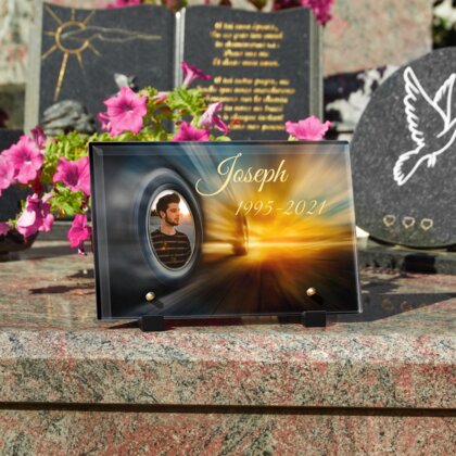 Plaque funéraire voiture-qui-va-vite 25 Plaquedeces.fr
