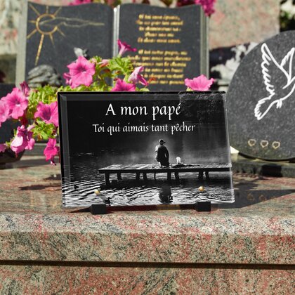 Plaque funéraire pecheur-sur-le-ponton 17 Plaquedeces.fr
