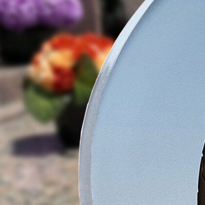 Plaque funéraire moto-en-3d-forme-ovale 20 Plaquedeces.fr
