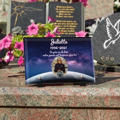 Plaque funéraire plaque-funeraire-galaxie 22 Plaquedeces.fr
