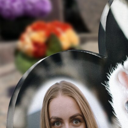 Plaque funéraire patte-de-chat-forme-double-coeur 1 Plaquedeces.fr
