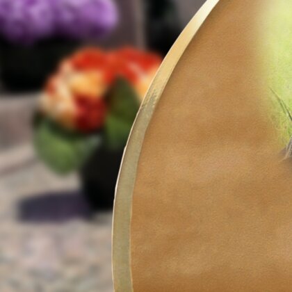 Plaque funéraire petit-ange-qui-dort-forme-ovale 25 Plaquedeces.fr
