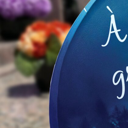 Plaque funéraire montagne-forme-ovale 6 Plaquedeces.fr
