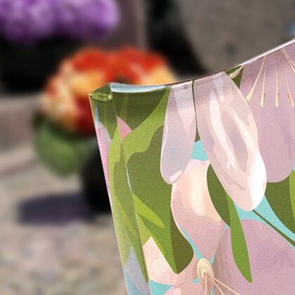 Plaque funéraire arbre-fleuri-forme-livre 29 Plaquedeces.fr
