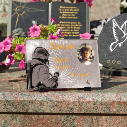 Plaque funéraire combatant-du-feu 22 Plaquedeces.fr
