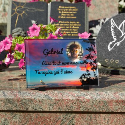 Plaque funéraire plaque-funeraire-cocotiers 3 Plaquedeces.fr
