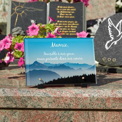 Plaque funéraire montagne 9 Plaquedeces.fr
