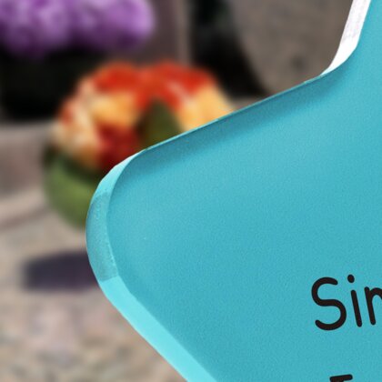 Plaque funéraire chat-aquarium-forme-etoile 18 Plaquedeces.fr
