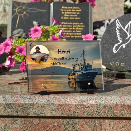Plaque funéraire marin-pecheur 16 Plaquedeces.fr
