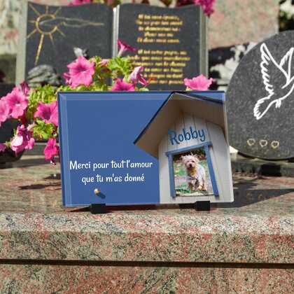 Plaque funéraire niche-de-chien 16 Plaquedeces.fr
