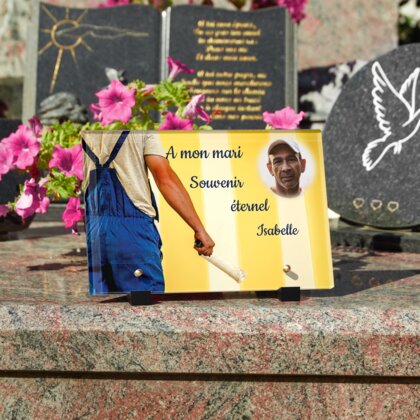 Plaque funéraire peintre-en-batiment 2 Plaquedeces.fr
