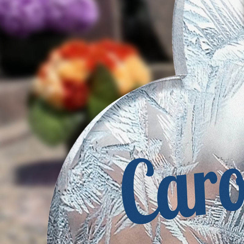 Plaque funéraire flocon-de-neige-forme-coeur 28 Plaquedeces.fr
