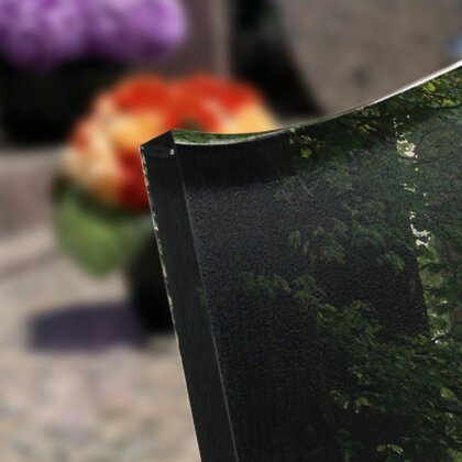 Plaque funéraire foret-forme-livre 29 Plaquedeces.fr
