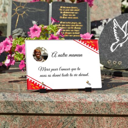 Plaque funéraire alsace-couronnes 14 Plaquedeces.fr
