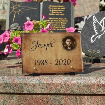 Plaque funéraire parchemin-cafe 10 Plaquedeces.fr
