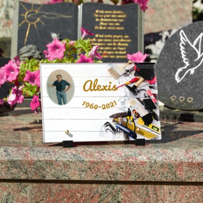 Plaque funéraire outils-de-bricolage 6 Plaquedeces.fr
