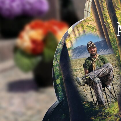 Plaque funéraire foret-forme-nuage 22 Plaquedeces.fr
