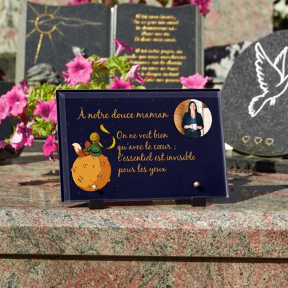 Plaque funéraire le-petit-prince 29 Plaquedeces.fr
