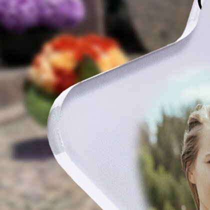 Plaque funéraire bouquet-garni-forme-etoile 10 Plaquedeces.fr
