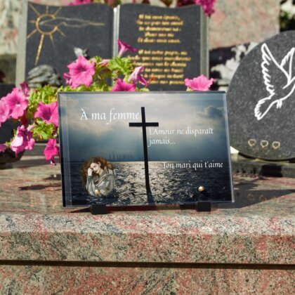 Plaque funéraire croix-ocean 8 Plaquedeces.fr
