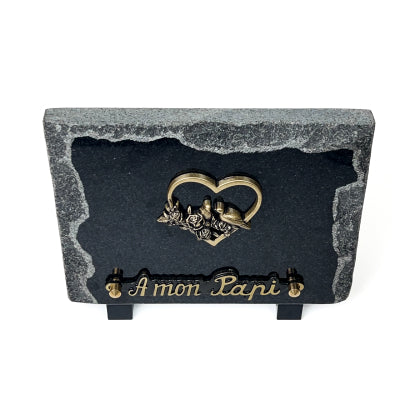 Plaque funéraire classique-sur-pieds 10 Plaquedeces.fr
