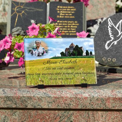 Plaque funéraire paysage-de-campagne 5 Plaquedeces.fr
